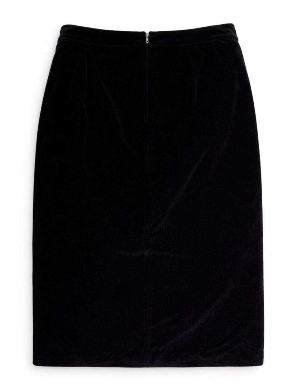 Armani Collezioni Black Velvet Pencil Skirt